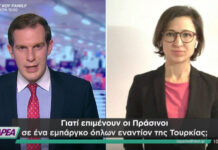 Γερμανίδα ευρωβουλευτής σε ΣΚΑΪ: Η Γερμανία να μην πουλά υποβρύχια σε Τουρκία- Ναι σε κυρώσεις