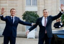 Ρώμη – Μακρόν και Ντράγκι υπογράφουν τη Συνθήκη του Κυρηνάλιου